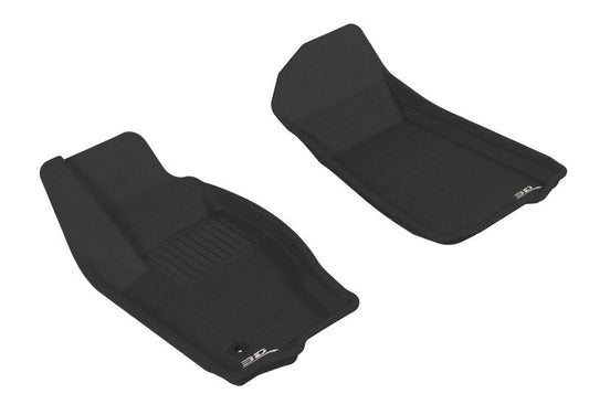 3D MAXpider - 3D MAXpider 2005-2010 Jeep Grand Cherokee Kagu 1st Row Floormat - Black - Demon Performance
