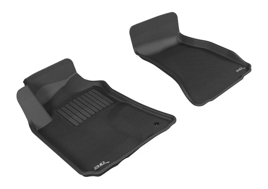 3D MAXpider - 3D MAXpider 2008-2010 Dodge Challenger Kagu 1st Row Floormat - Black - Demon Performance