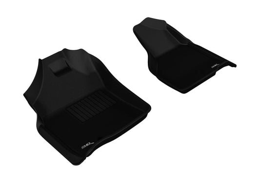 3D MAXpider - 3D MAXpider 2009-2012 Dodge Ram 1500 Regular Cab Kagu 1st Row Floormat - Black - Demon Performance