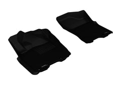 3D MAXpider - 3D MAXpider 2009-2015 Nissan Titan King/Crew Cab Kagu 1st Row Floormat - Black - Demon Performance