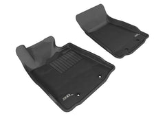 3D MAXpider - 3D MAXpider 2009-2019 Nissan 370Z Kagu 1st Row Floormat - Black - Demon Performance