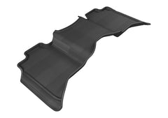 3D MAXpider - 3D MAXpider 2009-2020 Dodge Ram 1500/2500/3500 Crew Cab Kagu 2nd Row Floormats - Black - Demon Performance