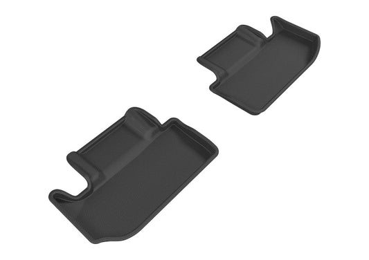 3D MAXpider - 3D MAXpider 2011-2020 Dodge Challenger Kagu 2nd Row Floormats - Black - Demon Performance