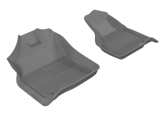 3D MAXpider - 3D MAXpider 2012-2020 Dodge Ram 1500 Crew/2500/3500 Crew/Mega Kagu 1st Row Floormat - Gray - Demon Performance