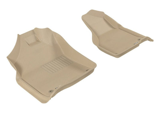 3D MAXpider - 3D MAXpider 2012-2020 Dodge Ram 1500 Crew/2500/3500 Crew/Mega Kagu 1st Row Floormat - Tan - Demon Performance