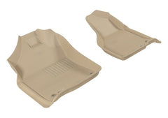 3D MAXpider - 3D MAXpider 2012-2020 Dodge Ram 1500 Crew/2500/3500 Crew/Mega Kagu 1st Row Floormat - Tan - Demon Performance