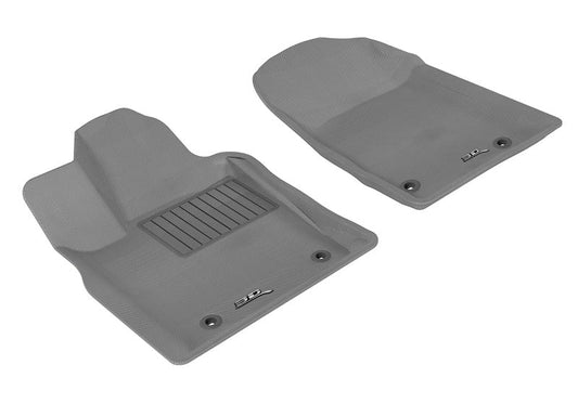 3D MAXpider - 3D MAXpider 2013-2020 Dodge/Jeep Grand Cherokee/Durango Kagu 1st Row Floormat - Gray - Demon Performance