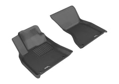 3D MAXpider - 3D MAXpider 2014-2019 Porsche Macan Kagu 1st Row Floormat - Black - Demon Performance