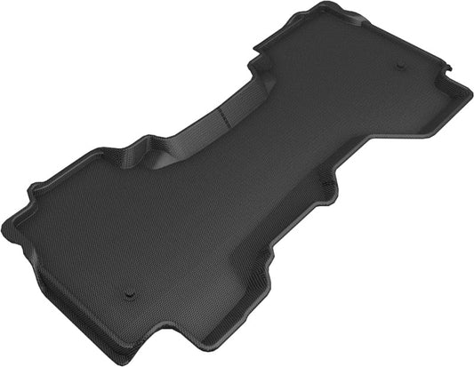 3D MAXpider - 3D MAXpider 2019-2020 Dodge Ram 1500 Quad Cab Kagu 2nd Row Floormats - Black - Demon Performance