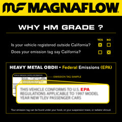 MagnaFlow Conv DF 95-98 Nissan 240SX 2.4L Front (49 State)