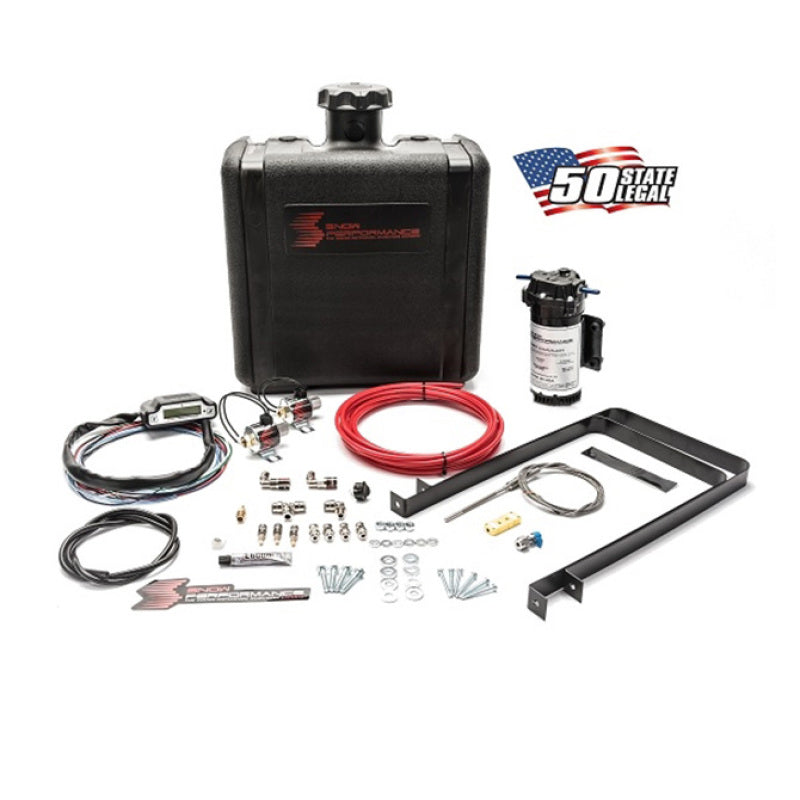 Snow Performance Stg 3 Boost Cooler Water Injection Kit TD (Red Hi-Temp Tubing and Quick Fittings)
