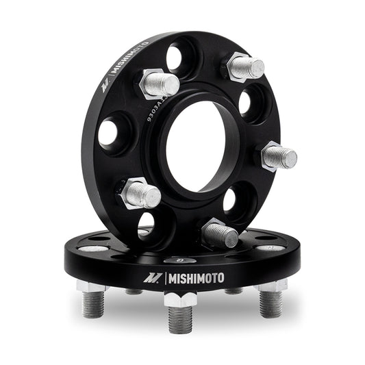 Mishimoto Wheel Spacers - 5x114.3 - 66.1 - 20 - M12 - Black