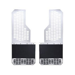 Putco 14-20 Chevrolet Silverado LD / GMC Sierra LD - Set of 2 Mud Skins - Brushed SS w/ Hex Shield