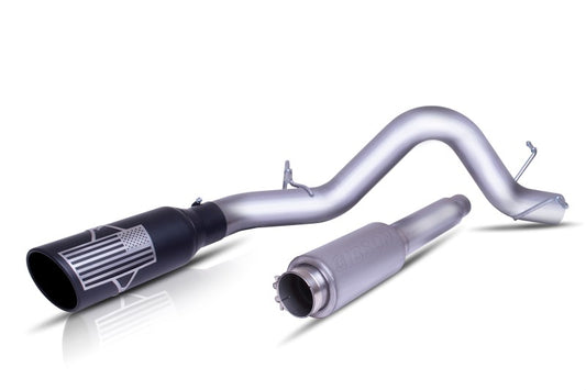Gibson 04-09 Nissan Titan LE 5.6L 4in Patriot Series Cat-Back Single Exhaust - Stainless