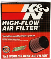 K&N Filter Universal Rubber Filter-Rd Tapered 3in Flange ID x 6in Base OD x 5in Top OD x 5.563in H