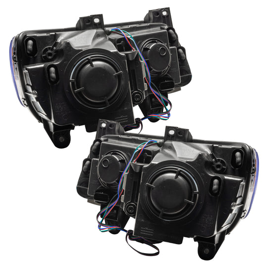 Oracle 11-14 Chrysler 300C SMD HL Black - NON HID - ColorSHIFT DRL - ColorSHIFT w/ Simple Controller