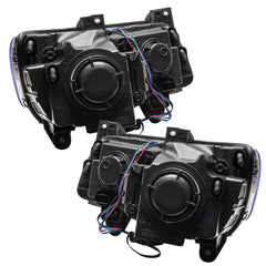Oracle 11-14 Chrysler 300C SMD HL Black - NON HID - ColorSHIFT DRL - ColorSHIFT w/ Simple Controller