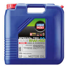 LIQUI MOLY 20L Special Tec AA Motor Oil SAE 5W40 Diesel