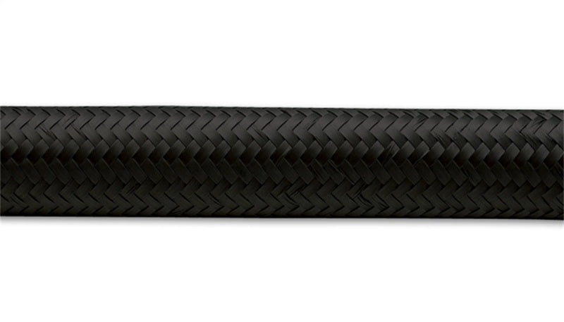 Vibrant -10 AN Black Nylon Braided Flex Hose (10 foot roll)