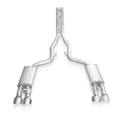 Stainless Works 2020 Ford GT500 Legend Catback H-Pipe Exhaust Factory Connect - Polished Tips