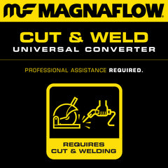 MagnaFlow Conv Univ 2.25inch Angled Inlet