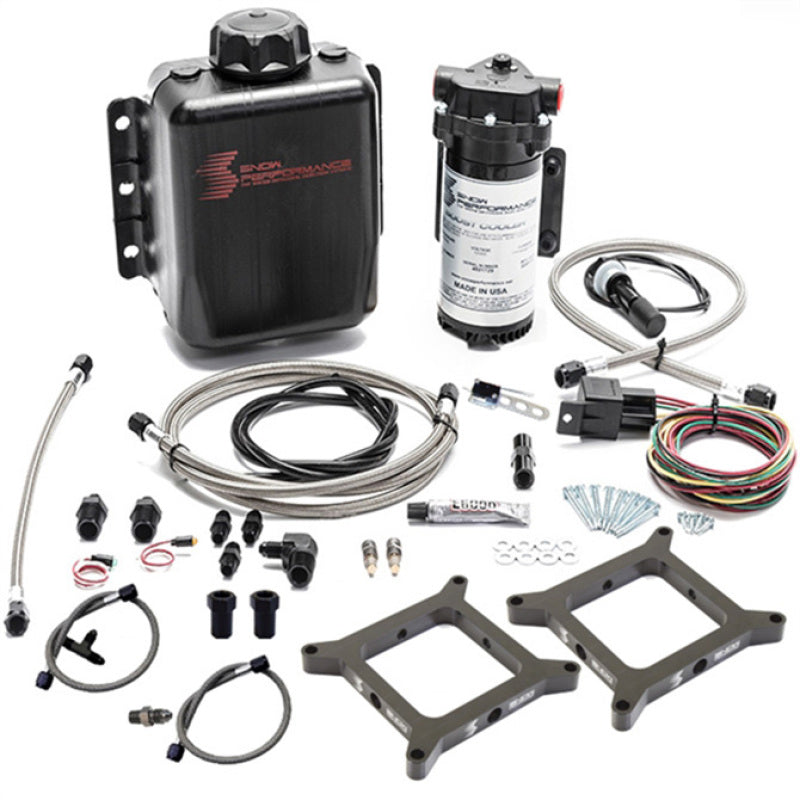 Snow Performance Stage 1 Dual Carb (N/A or Forced Induction) Water Injection Kit w/SS Braided Line