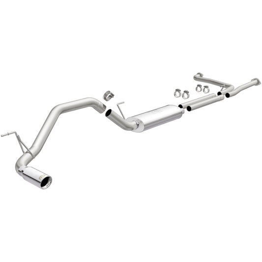MagnaFlow 16-17 Nissan Titan V8-5.6LGAS 409 SS Polished 3in. MF Series Cat-Back Exhaust