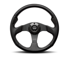 Momo Jet Steering Wheel 320 mm -  Black AirLeather/Black Spokes