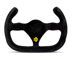 Momo MOD27/C Steering Wheel 270 mm -  Black Suede/Black Spokes