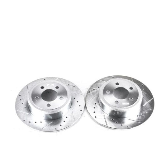 Power Stop 05-19 Chrysler 300 Rear Evolution Drilled & Slotted Rotors - Pair