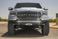 Addictive Desert Designs - Addictive Desert Designs 19 Ram 1500 Stealth Fighter Front Bumper w/ Winch Mount & Sensor Cut Outs - Demon Performance