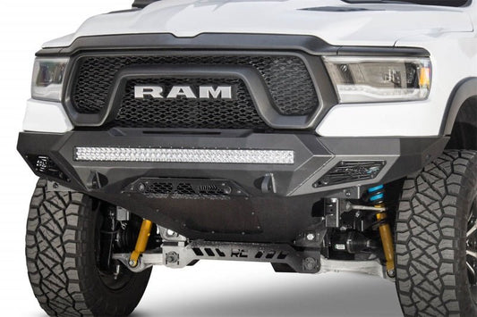Addictive Desert Designs - Addictive Desert Designs 2019 Ram Rebel 1500 Stealth Fighter Fr Bumper w/Parking Sensor Cutouts - Demon Performance