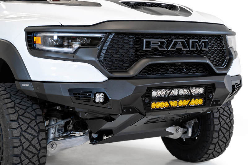 Addictive Desert Designs - Addictive Desert Designs 2021 Dodge RAM 1500 TRX Bomber Front Bumper (20in Lights) - Demon Performance