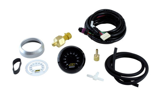 AEM - AEM 52mm Boost Digital Gauge -30-35psi - Demon Performance