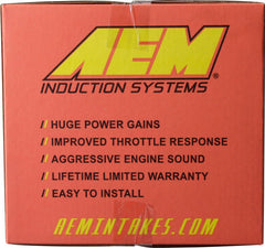AEM Induction - AEM 92-94 Nissan 240SX Red Short Ram Intake - Demon Performance