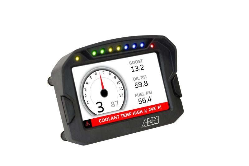 AEM - AEM CD-5G Carbon Digital Dash Display w/ Interal 10Hz GPS & Antenna - Demon Performance