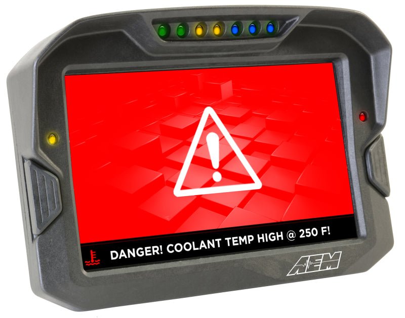 AEM - AEM CD-7 Non Logging GPS Enabled Race Dash Carbon Fiber Digital Display w/o VDM (CAN Input Only) - Demon Performance