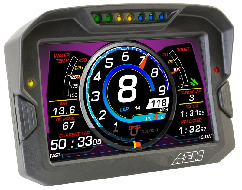 AEM - AEM CD-7 Non Logging Race Dash Carbon Fiber Digital Display (CAN Input Only) - Demon Performance