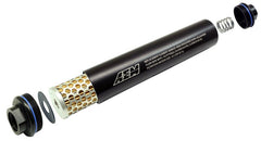 AEM - AEM Universal High Flow -10 AN Inline Black Fuel Filter - Demon Performance