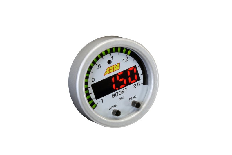 AEM - AEM X-Series Boost Pressure -30inHg 35psi Gauge - Demon Performance