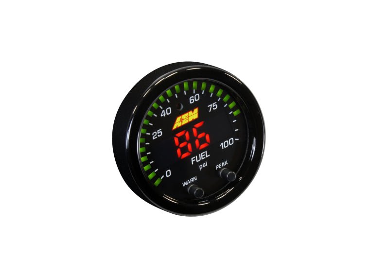 AEM - AEM X-Series Pressure 0-100psi Gauge Kit - Demon Performance