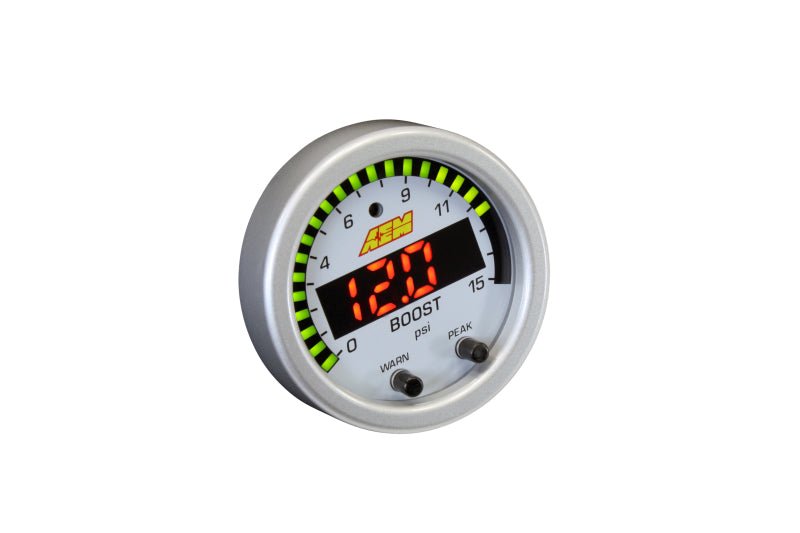 AEM - AEM X-Series Pressure 0-15psi Gauge Kit - Demon Performance