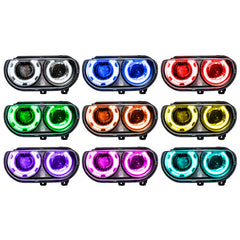 Oracle 08-14 Dodge Challenger SMD HL (HID Style) - ColorSHIFT w/ 2.0 Controller