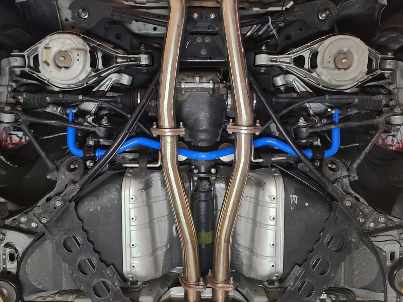 aFe - aFe 09-20 Nissan 370Z V6-3.7L Front and Rear Control Sway Bar Set - Blue - Demon Performance