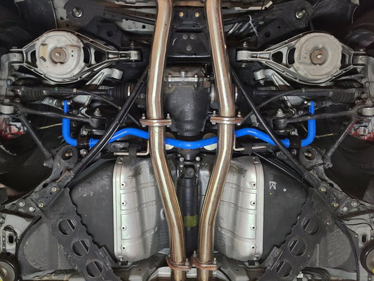 aFe - aFe 09-20 Nissan 370Z V6-3.7L Front and Rear Control Sway Bar Set - Blue - Demon Performance