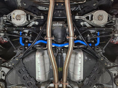 aFe - aFe 09-20 Nissan 370Z V6-3.7L Front and Rear Control Sway Bar Set - Blue - Demon Performance