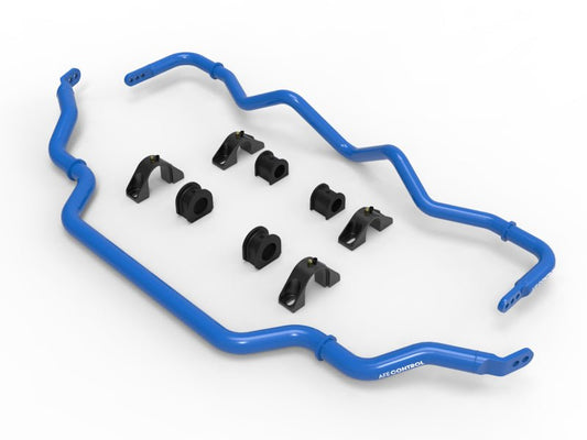 aFe - aFe 09-20 Nissan 370Z V6-3.7L Front and Rear Control Sway Bar Set - Blue - Demon Performance