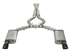 aFe - aFe 11-21 Dodge Durango V6-3.6L / V8-5.7L MACH Force-Xp 304 SS Cat-Back Exhaust System w/ Black Tip - Demon Performance