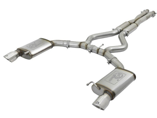 aFe - aFe 11-21 Dodge Durango V6-3.6L/V8-5.7L MACH Force-Xp 304 SS Cat-Back Exhaust System w/ Polished Tip - Demon Performance