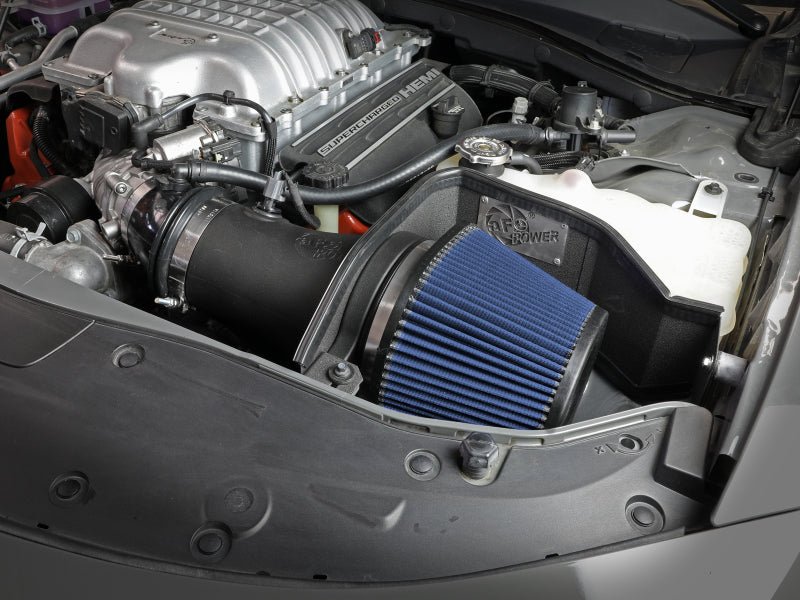 aFe - aFe 17-18 Dodge Challenger/Charger Magnum FORCE Stage-2XP Cold Air Intake System w/Pro DRY S- Black - Demon Performance